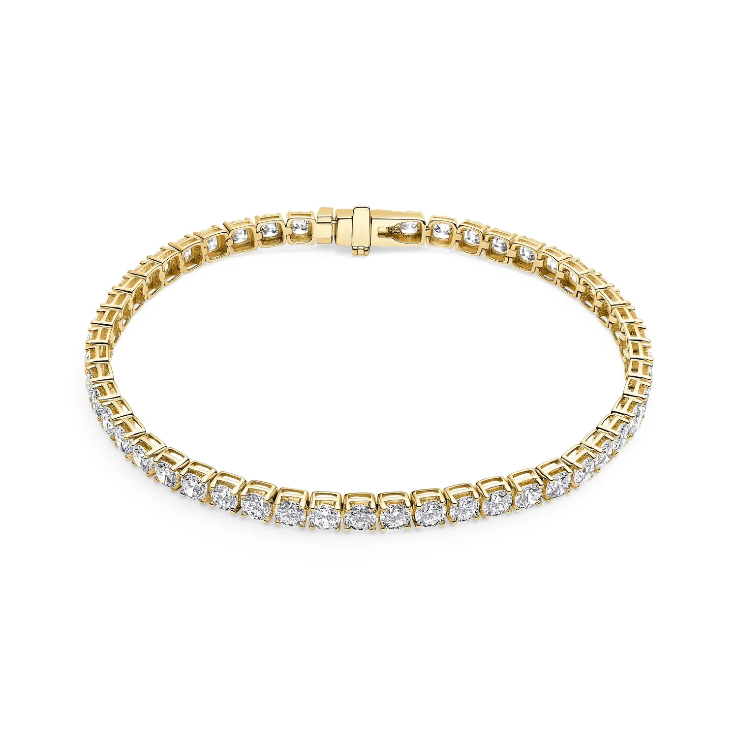 Bracelet Diamante Tennis - 14k yellow gold or white gold 5.64-6.72 ct TW G-H VS lab-grown diamonds sold by Sif Jakobs