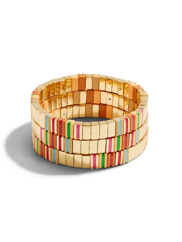 The Happy Stack Set of Three Bracelets sold by YLANG23