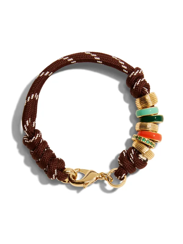 The Brown Super Size Happy Cord Bracelet sold by YLANG23