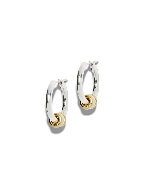 Ara SG Core Sterling Silver & Yellow Gold Earrings sold by YLANG23