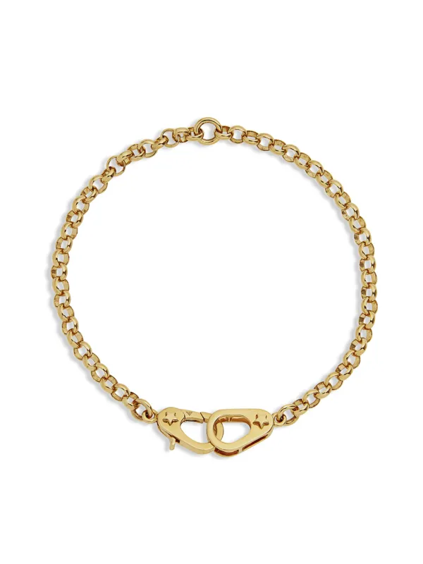Medium Belcher Sister Hook Yellow Gold Bracelet sold by YLANG23
