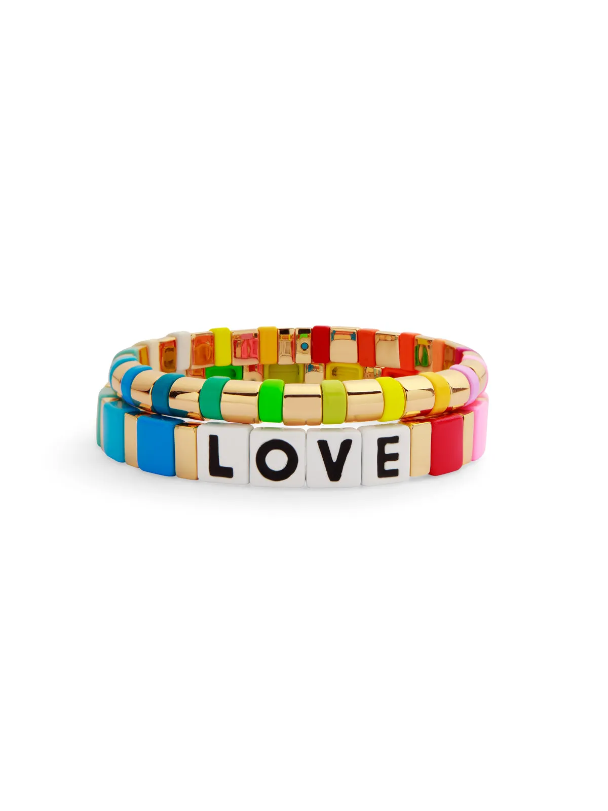 Love Rainbow Bracelet Duo sold by YLANG23