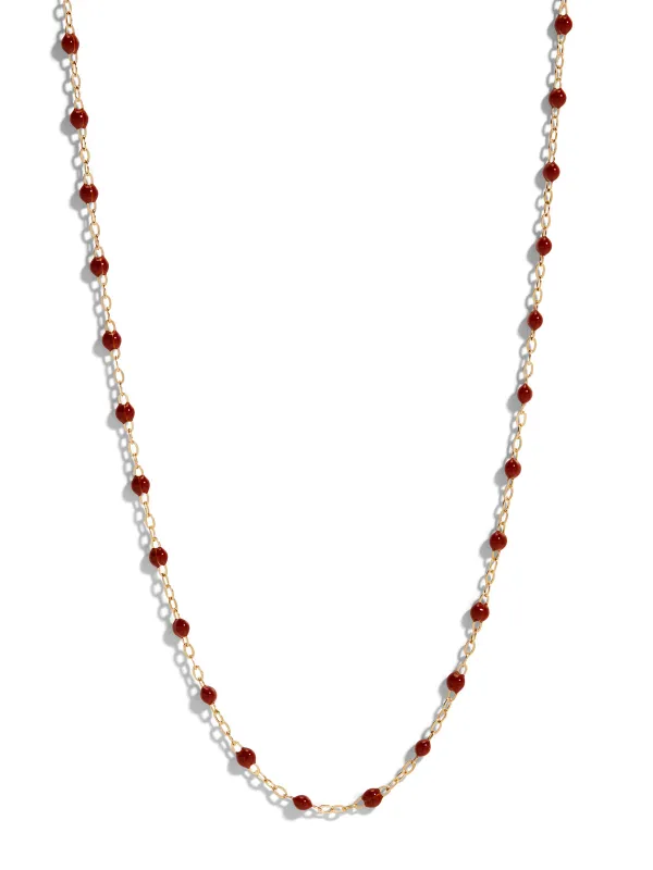 Classic Gigi Mocha Yellow Gold Necklace sold by YLANG23