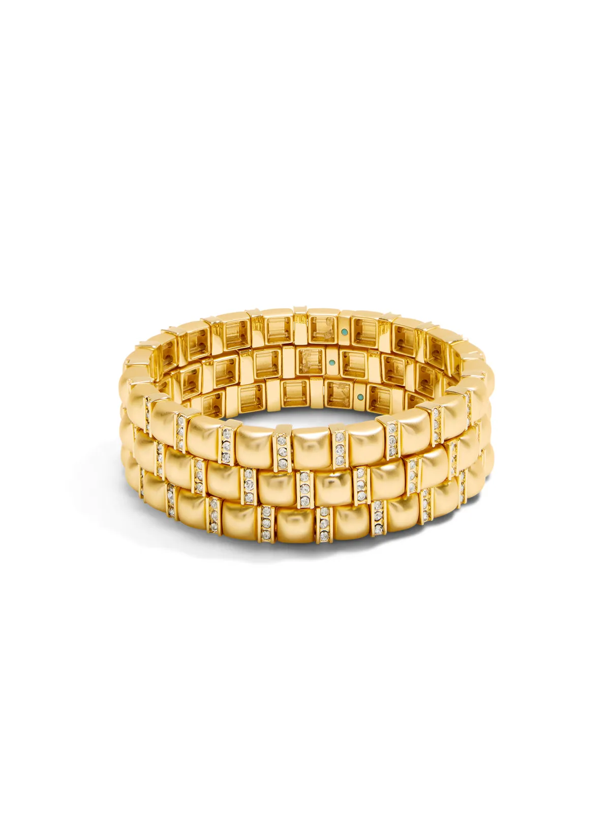 The Mini Jeweled Bracelet Stack sold by YLANG23