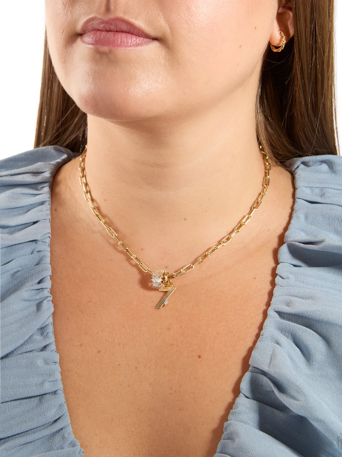 Groovy Diamond Number Hinged Yellow Gold Charm sold by YLANG23 product image thumbnail 2