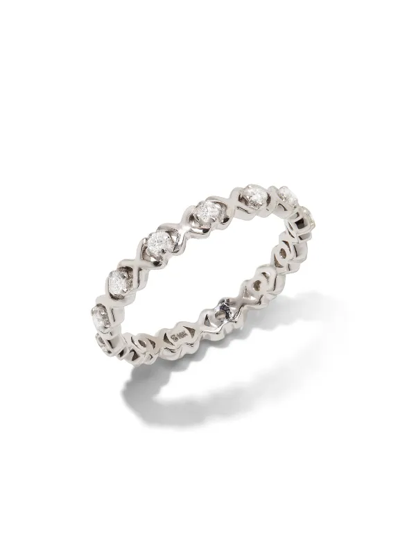 Ayla Diamond White Gold Band sold by YLANG23