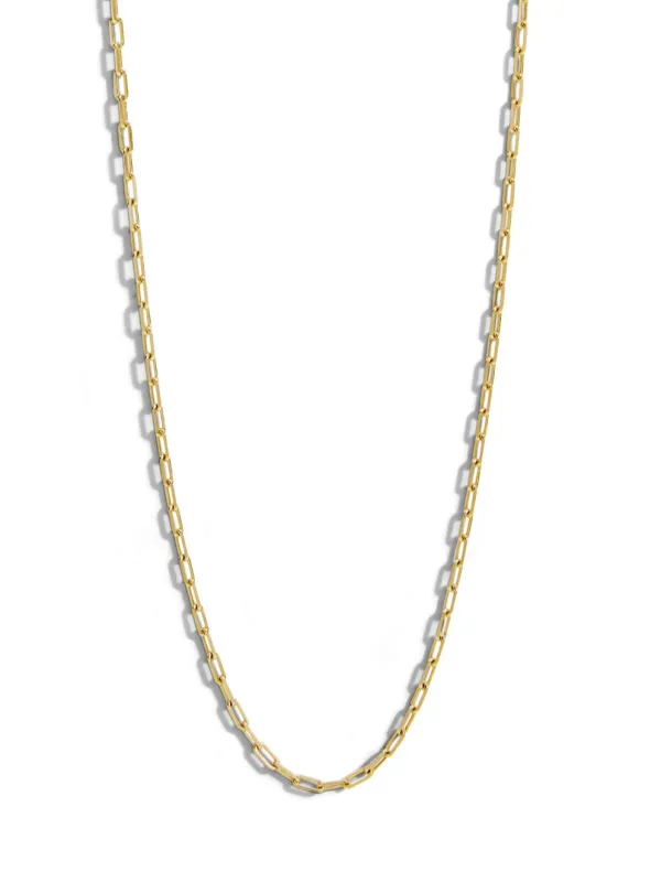 Long Link Chain Yellow Gold Necklace sold by YLANG23