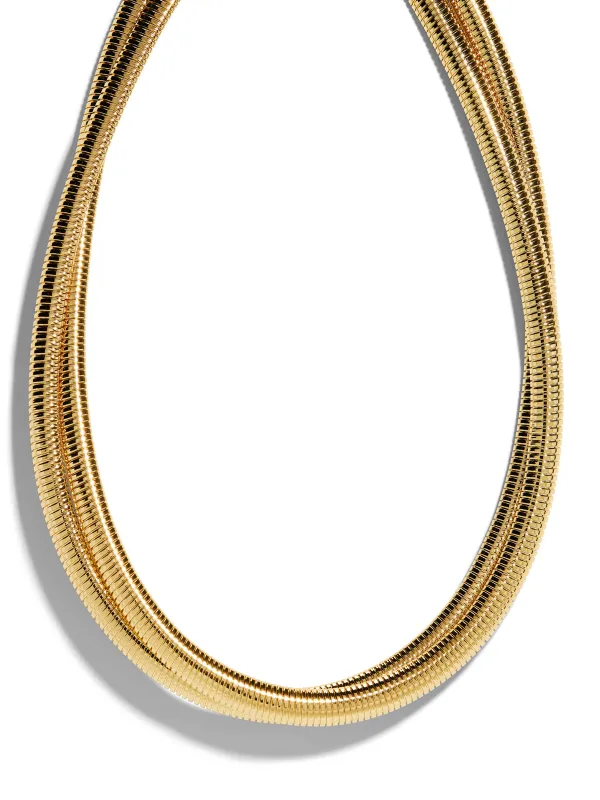 The Double Cobra Necklace sold by YLANG23