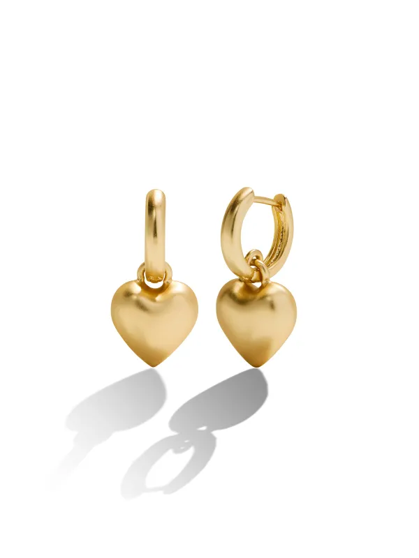 The Itsy Bitsy Heart Earrings sold by YLANG23