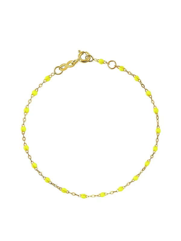 Classic Gigi Lime Yellow Gold Bracelet sold by YLANG23