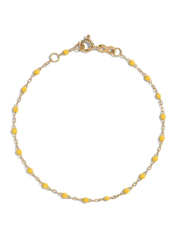 Classic Gigi Lemon Resin Yellow Gold Bracelet sold by YLANG23