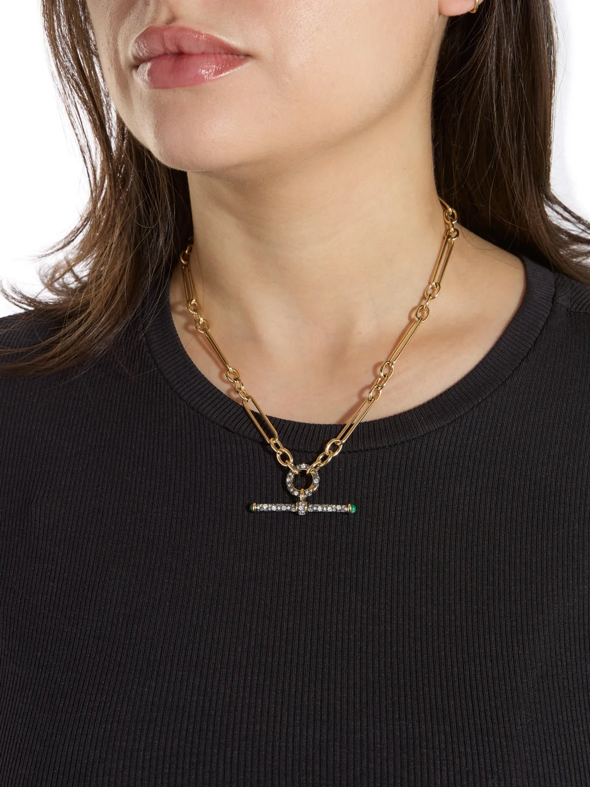 Antique Finish Diamond Yellow Gold Connection sold by YLANG23 product image thumbnail 2