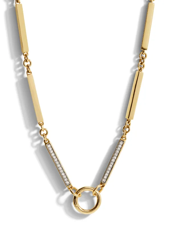 Diamond Mega Muff Yellow Gold Chain sold by YLANG23