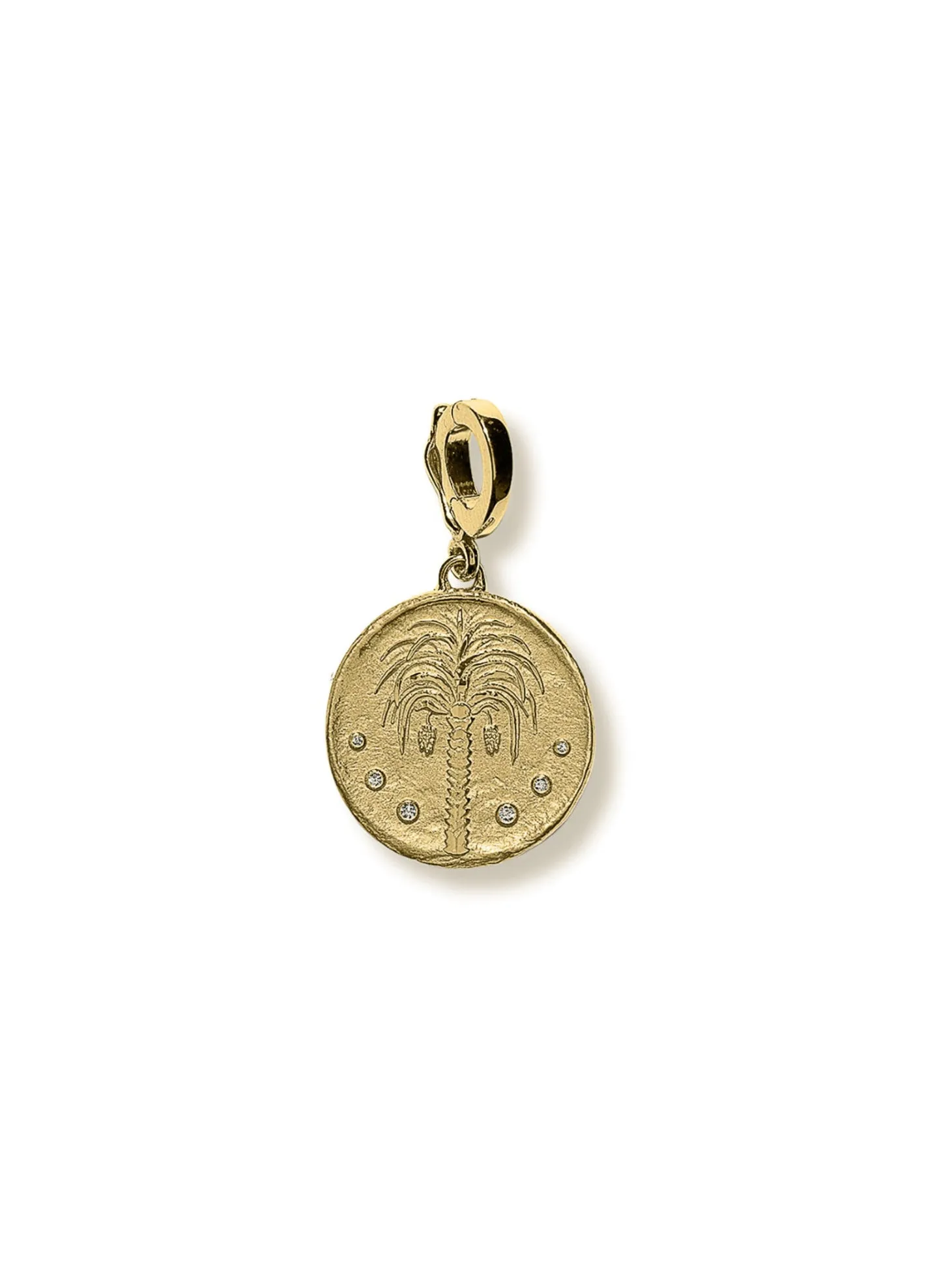 Prosperity Palm Yellow Gold Coin Charm sold by YLANG23