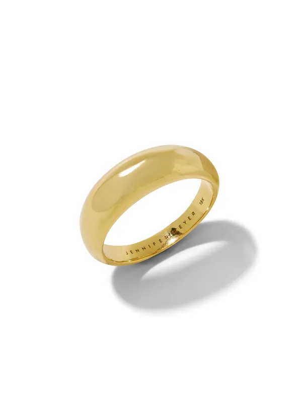 Small Dome Yellow Gold Ring sold by YLANG23
