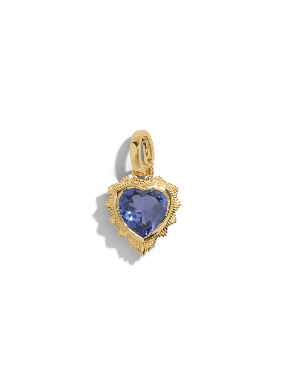 Tanzanite Heart Medallion with Oval Pushgate sold by YLANG23