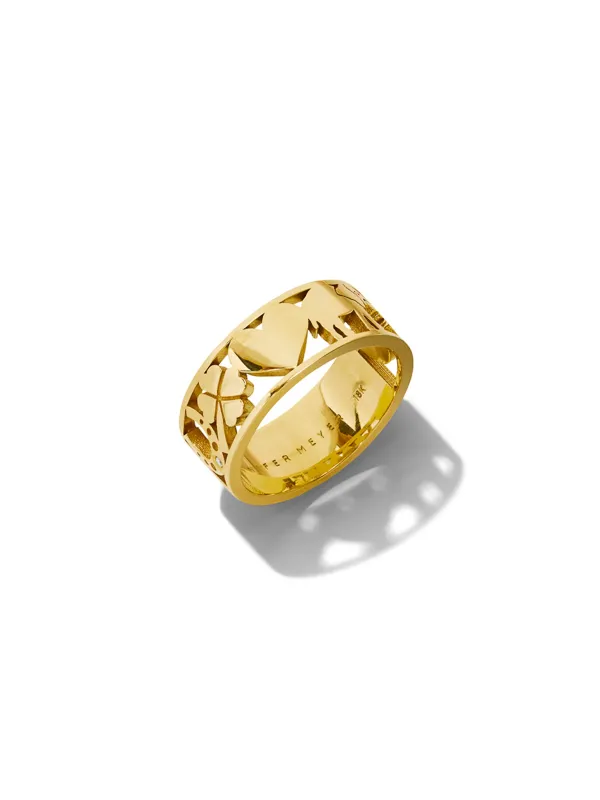 Good Luck Yellow Gold Band sold by YLANG23