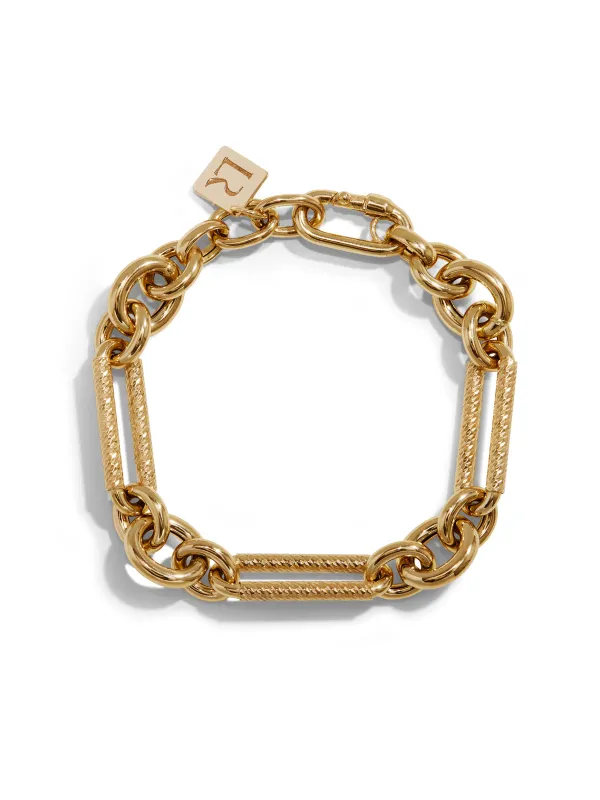 Miuccia Small Link Yellow Gold Bracelet sold by YLANG23