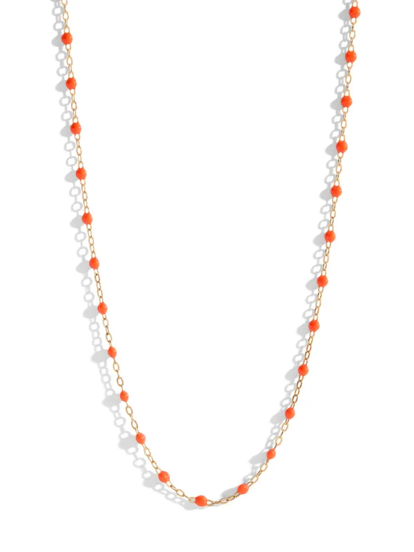 Classic Gigi Orange Yellow Gold Necklace sold by YLANG23