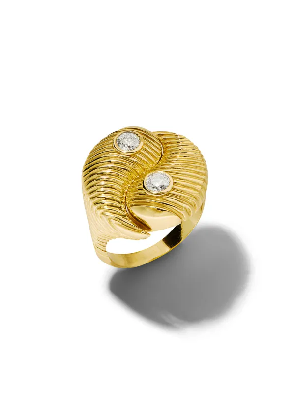 All Yellow Gold Yin Yang Ring sold by YLANG23