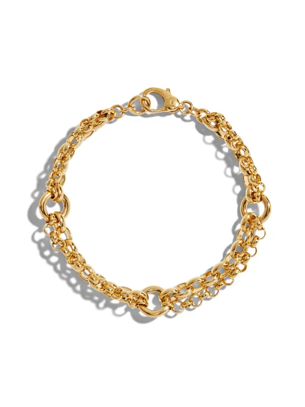 Festoon Yellow Gold Belcher Bracelet made by YLANG23