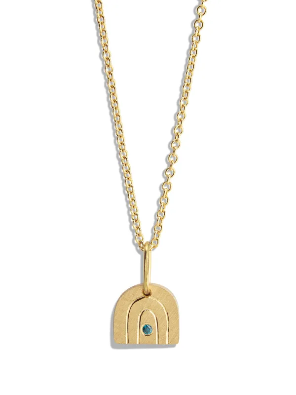 Joy Teeny Tiny Yellow Gold Necklace made by YLANG23