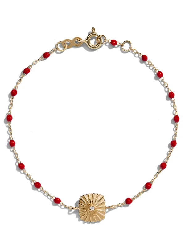 Miss Lumière Poppy Diamond Yellow Gold Bracelet made by Gigi Clozeau