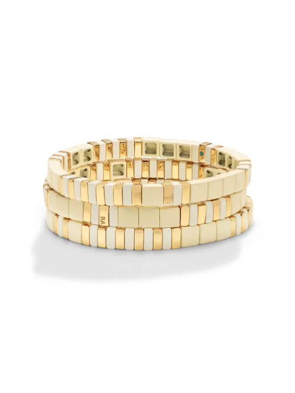 Triple Creme Set of 3 Bracelets sold by YLANG23