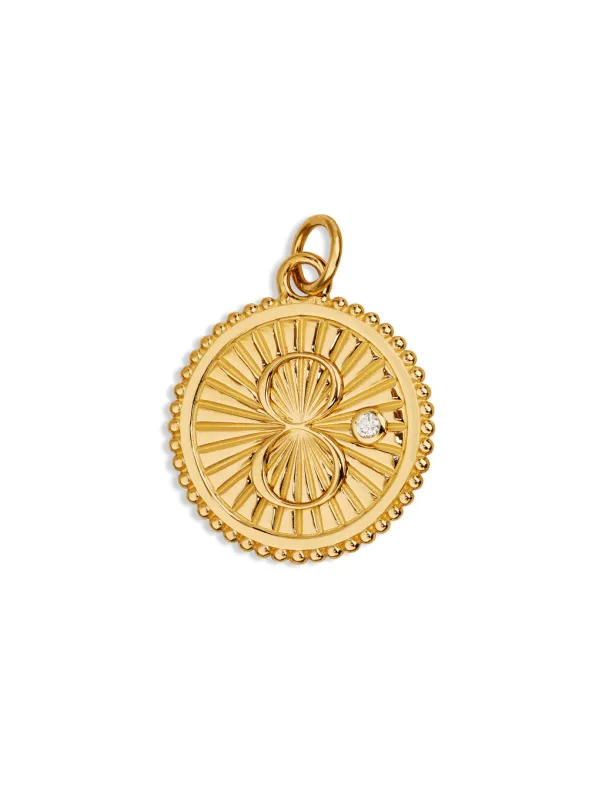 Medium Karma Yellow Gold Medallion made by YLANG23