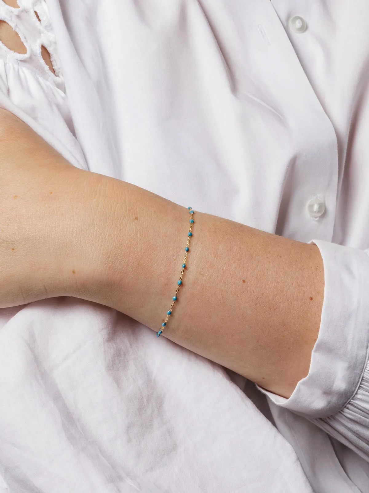 Classic Gigi Jeans Resin Yellow Gold Bracelet sold by YLANG23 product image thumbnail 2