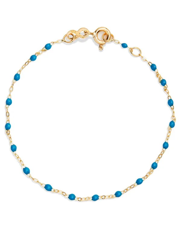 Classic Gigi Jeans Resin Yellow Gold Bracelet sold by YLANG23