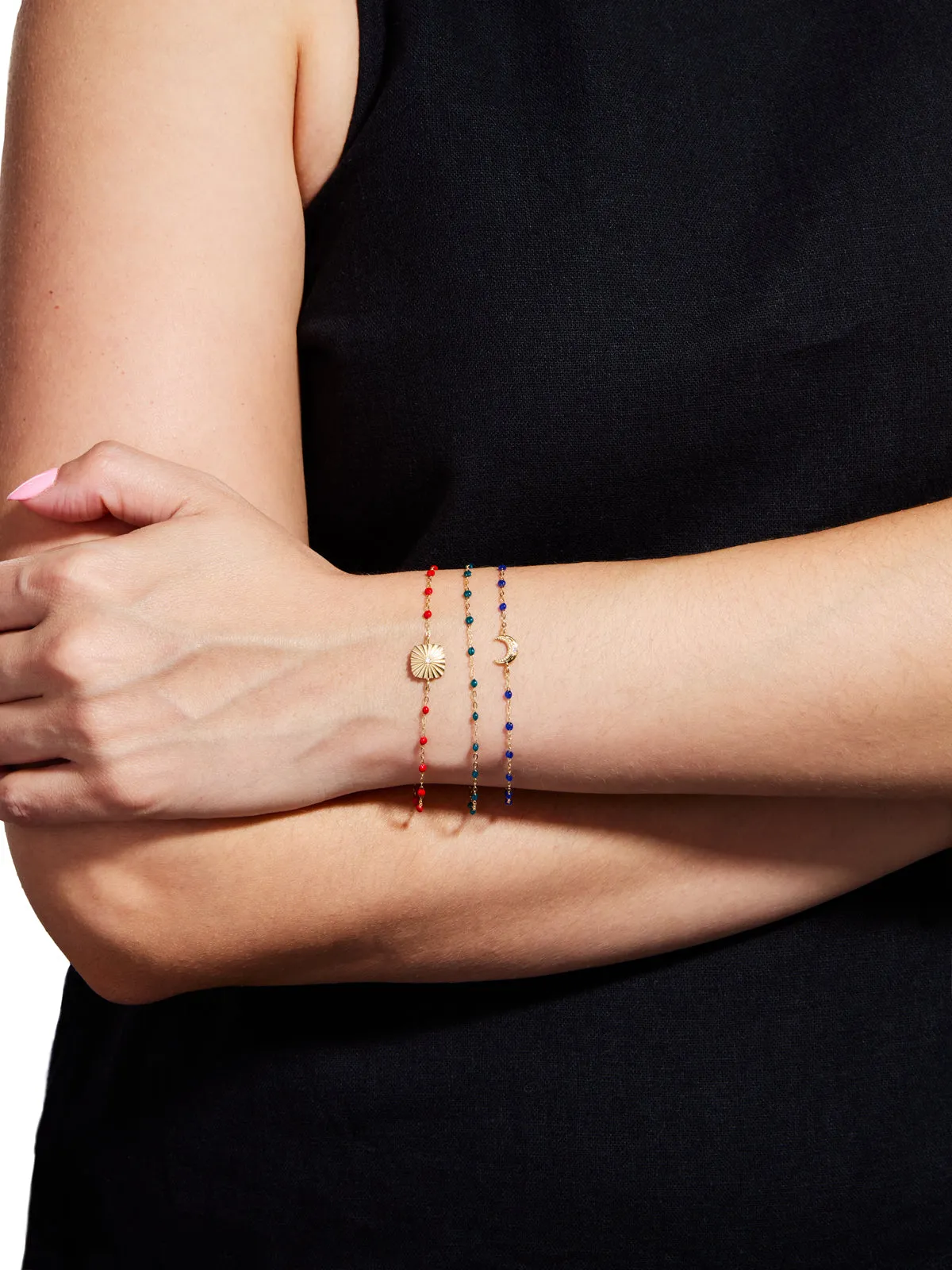 Classic Gigi Jungle Resin Yellow Gold Bracelet sold by YLANG23 product image thumbnail 2