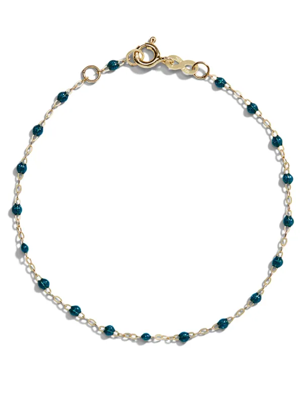 Classic Gigi Jungle Resin Yellow Gold Bracelet sold by YLANG23