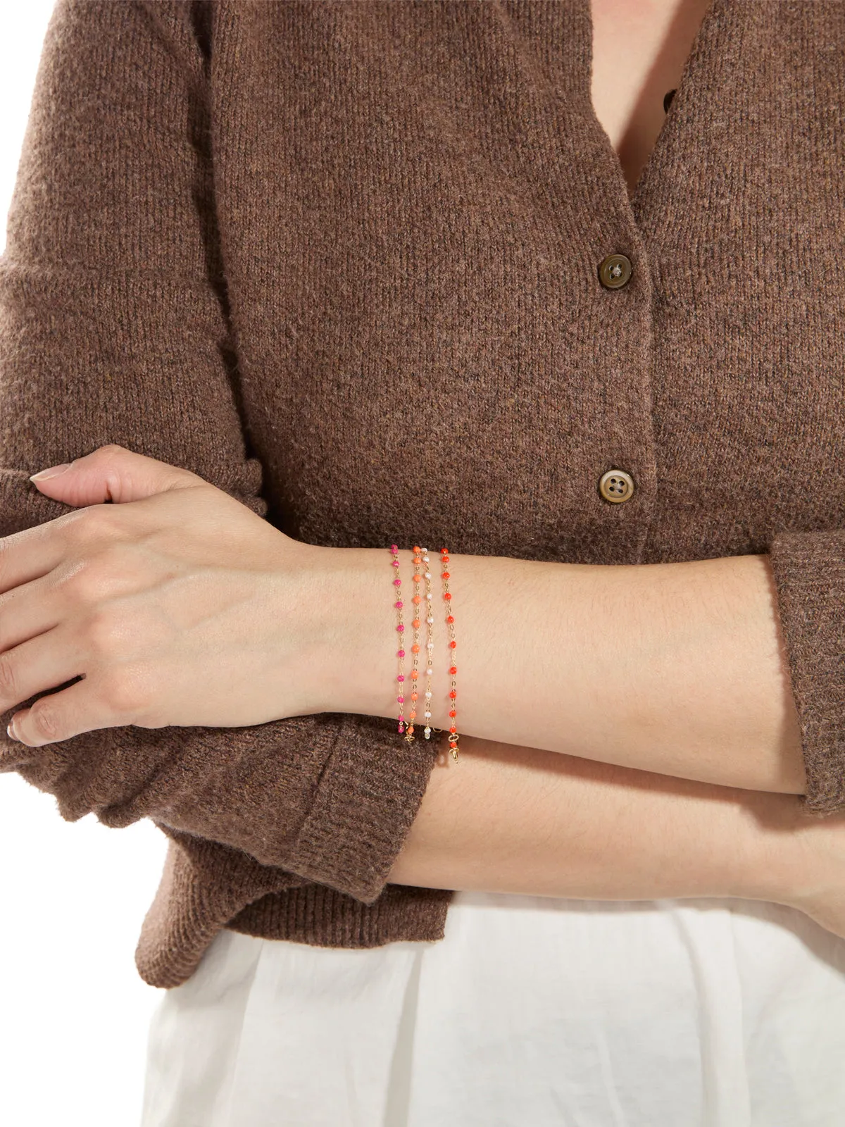 Classic Gigi Opal Resin Yellow Gold Bracelet sold by YLANG23 product image thumbnail 2