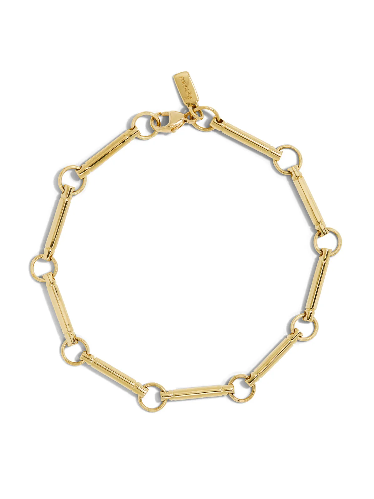 Yellow Gold Element Chain Bracelet sold by YLANG23