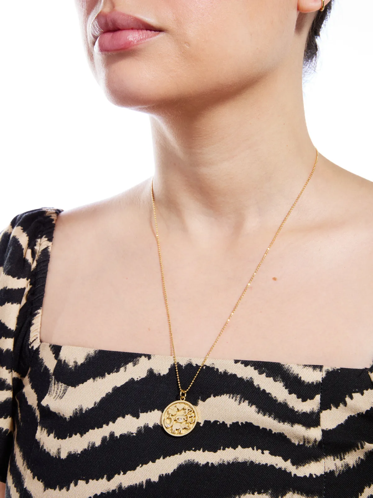 Good Luck Charm Yellow Gold Necklace sold by YLANG23 product image thumbnail 2