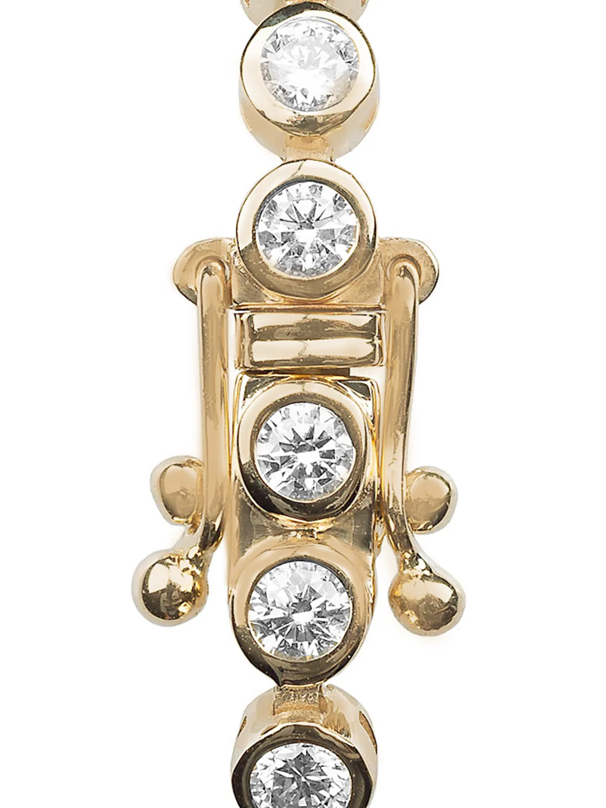 Diamond Bezel Yellow Gold Tennis Bracelet sold by YLANG23 product image thumbnail 3