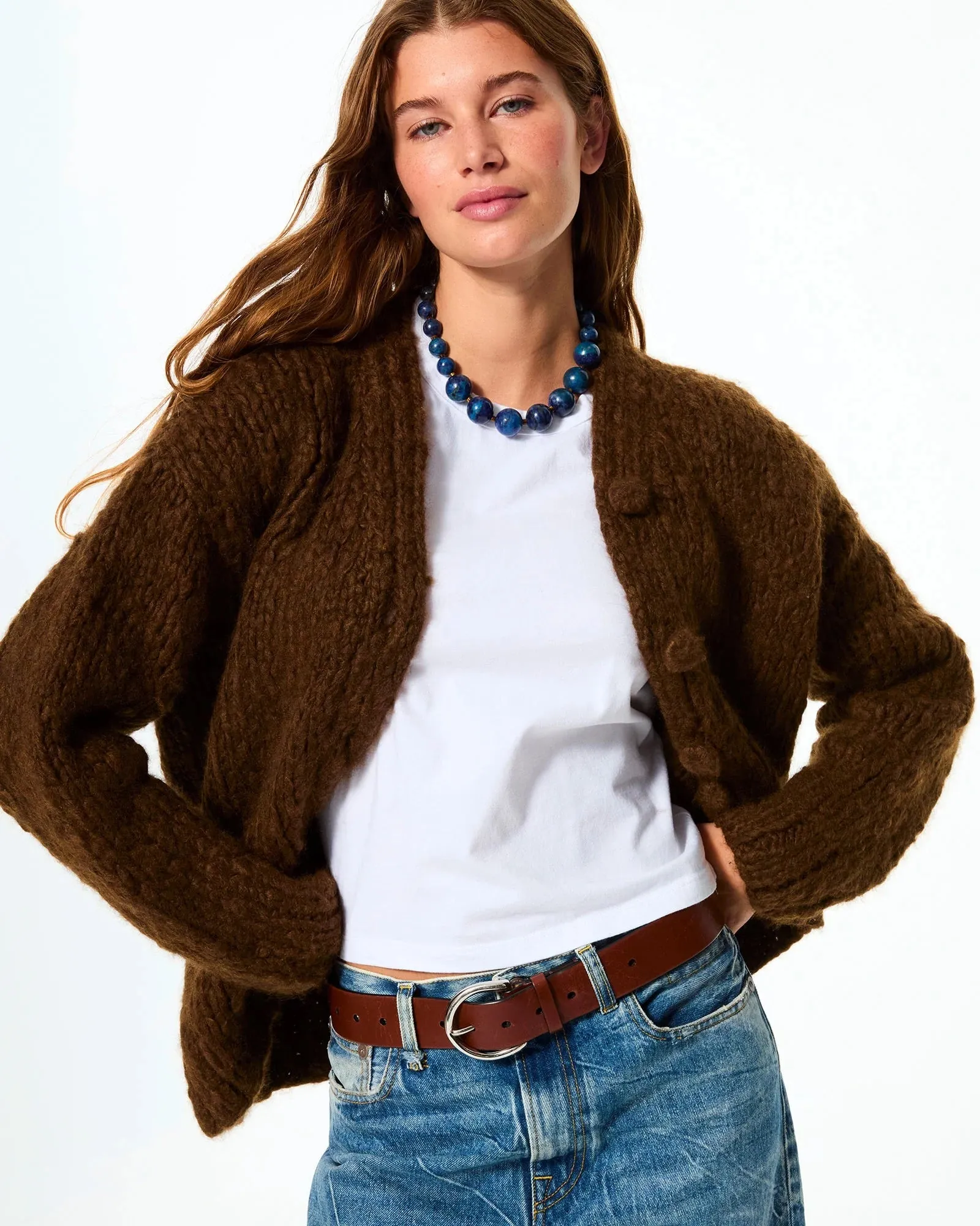 The Lapis Very Big Bead Necklace sold by YLANG23 product image thumbnail 2