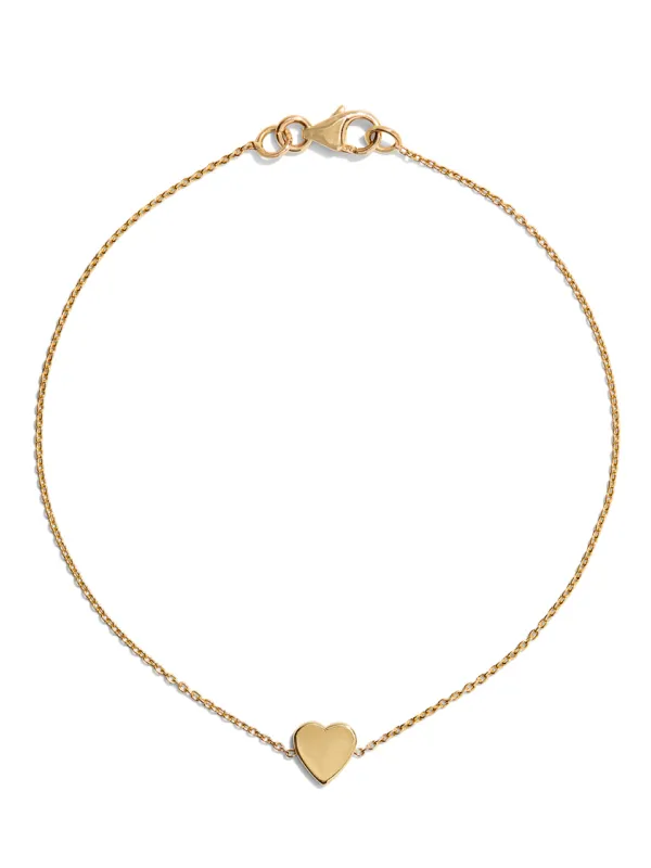 Mini Heart Yellow Gold Bracelet sold by YLANG23