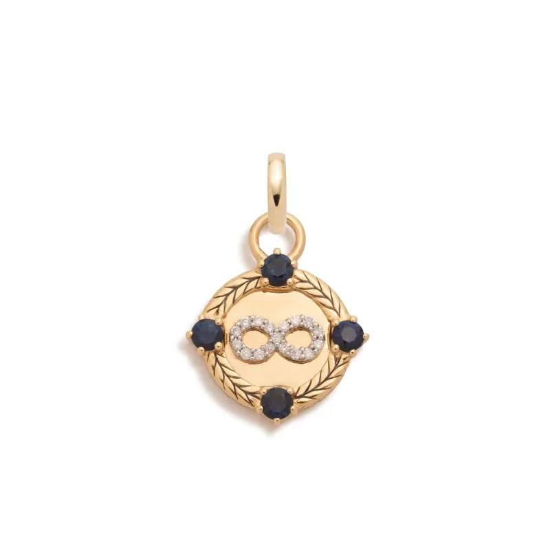 Infinity Braided Wheat Miniature Medallion made by YLANG23