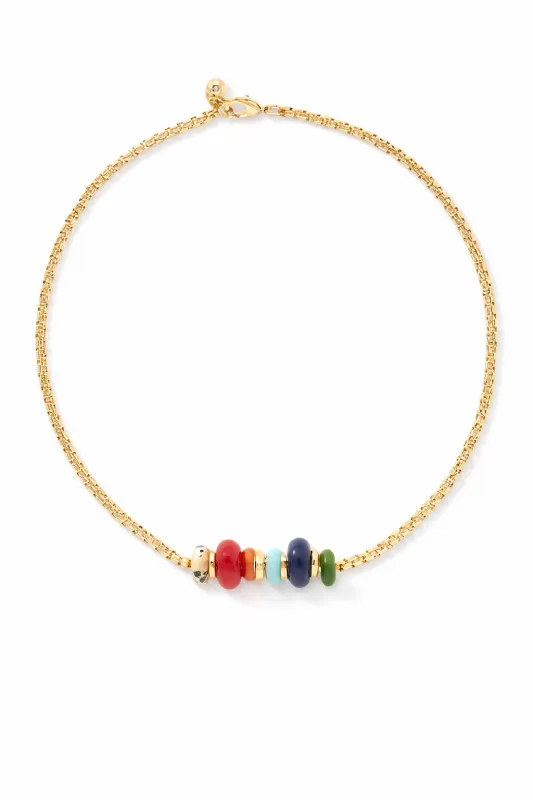 The Stone Slider Necklace sold by YLANG23