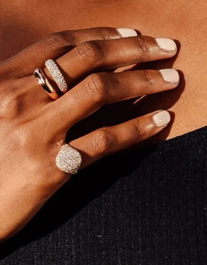 Bling Pinky Yellow Gold Ring sold by YLANG23 product image thumbnail 2