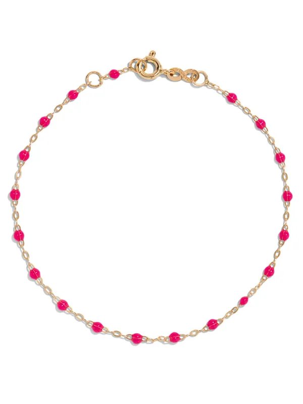 Classic Gigi Candy Resin Yellow Gold Bracelet sold by YLANG23