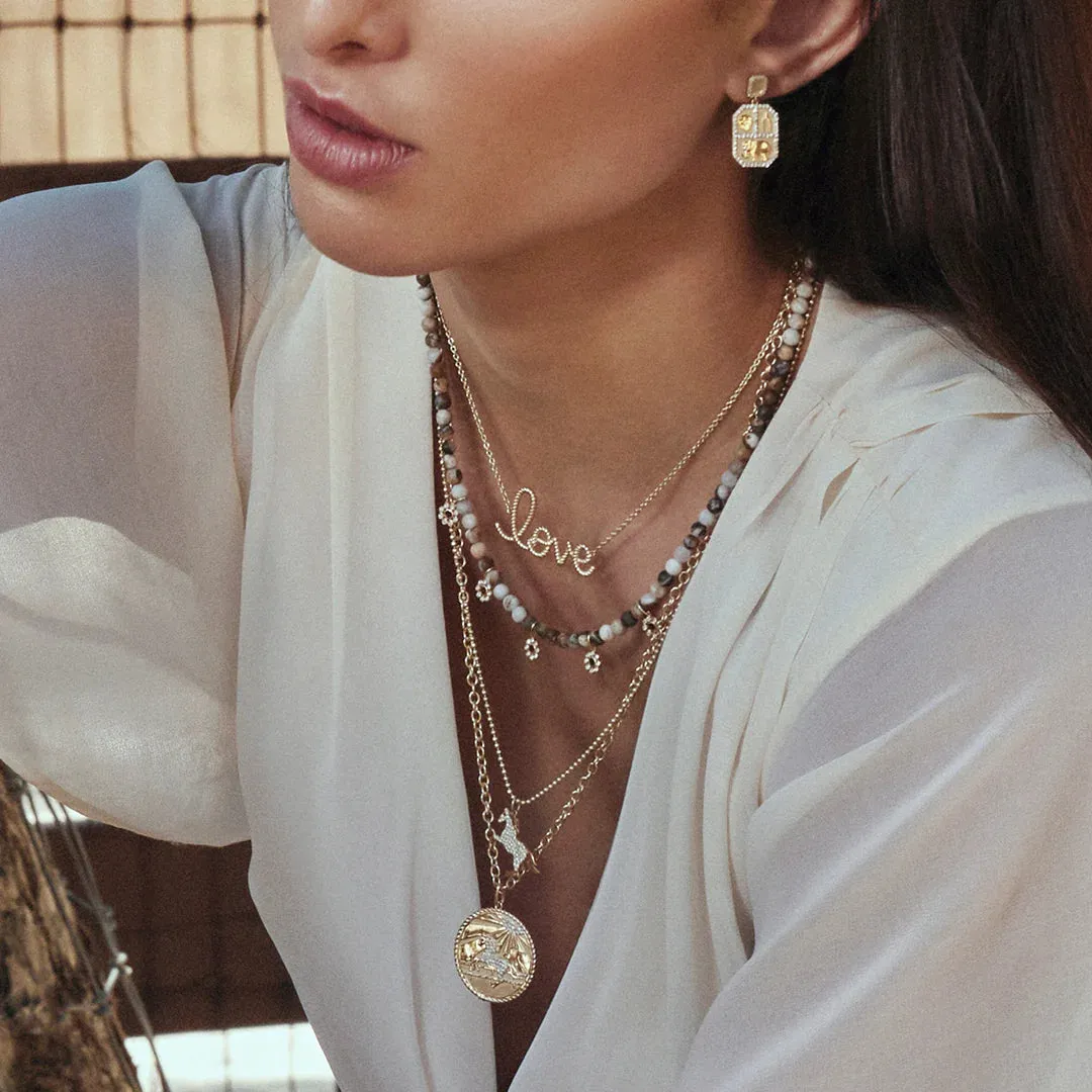 Diamond Horse Yellow Gold Necklace sold by YLANG23 product image thumbnail 2