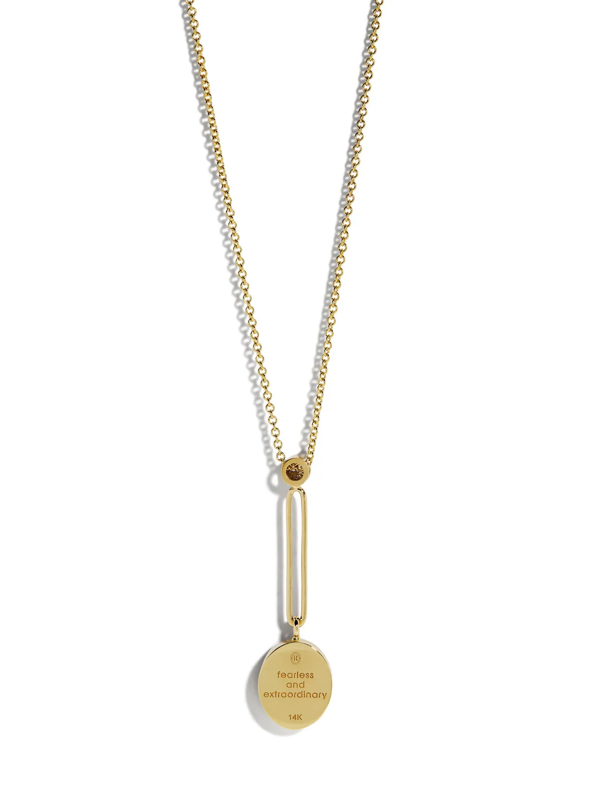Lion Fantasy Signet Yellow Gold Pendant Necklace sold by YLANG23 product image thumbnail 3