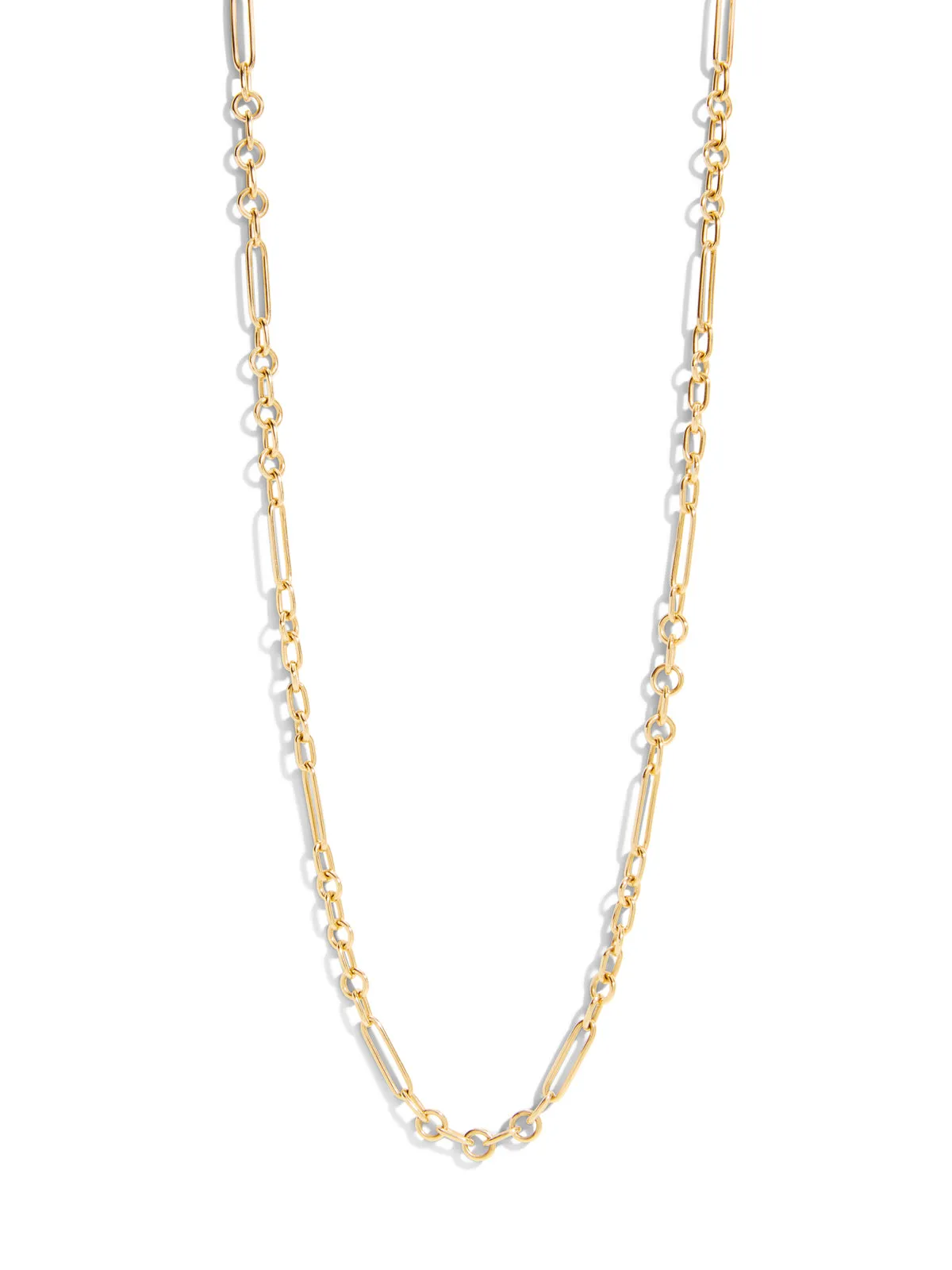 Fine Mixed Clip Yellow Gold Chain Necklace sold by YLANG23