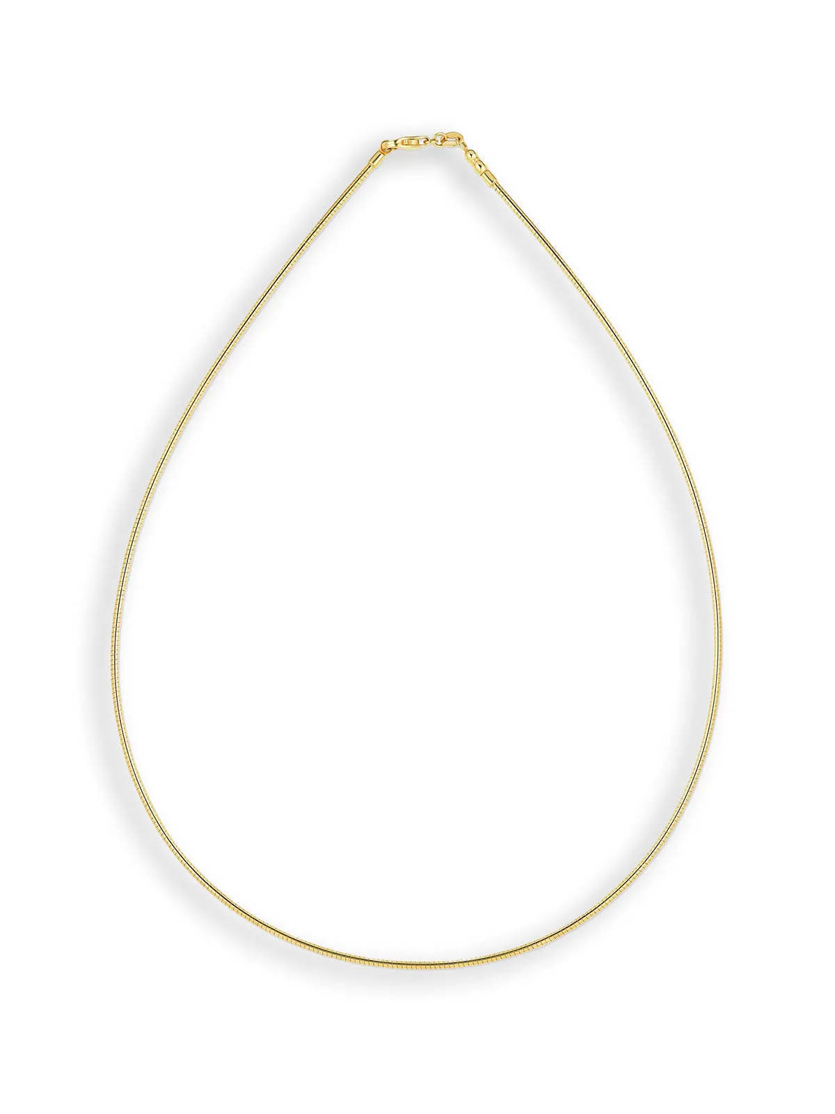 Thin Yellow Gold Omega Chain sold by YLANG23