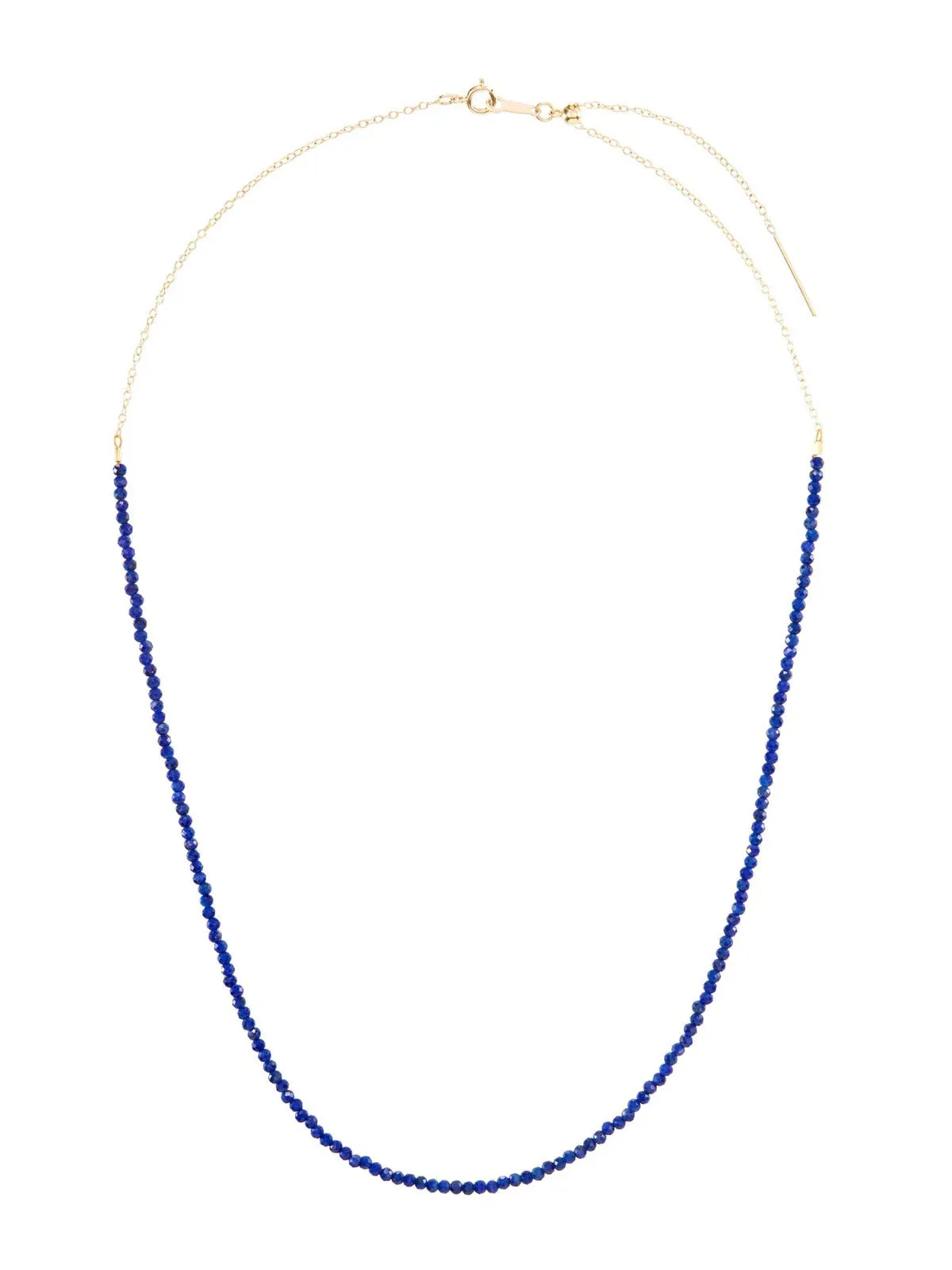 Lapis Tiny Gem Yellow Gold Necklace sold by YLANG23