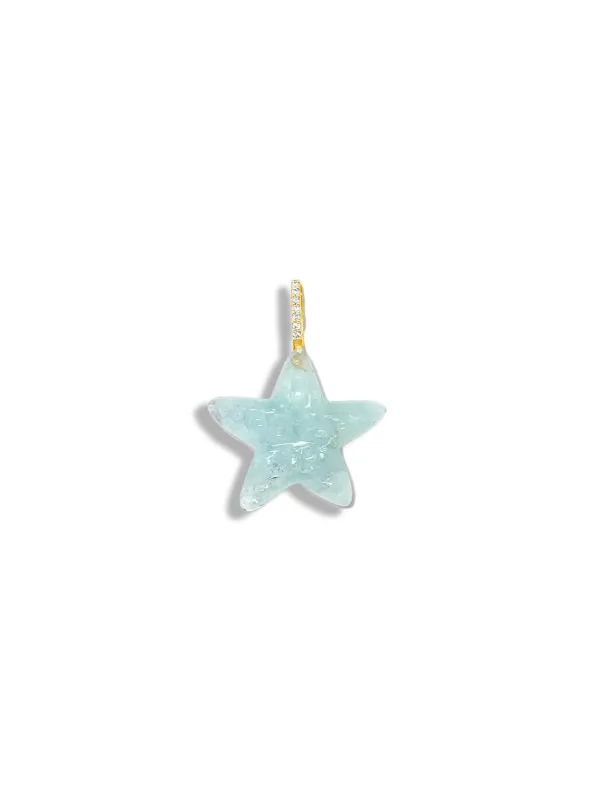 Aquamarine Sea Star Charm made by YLANG23