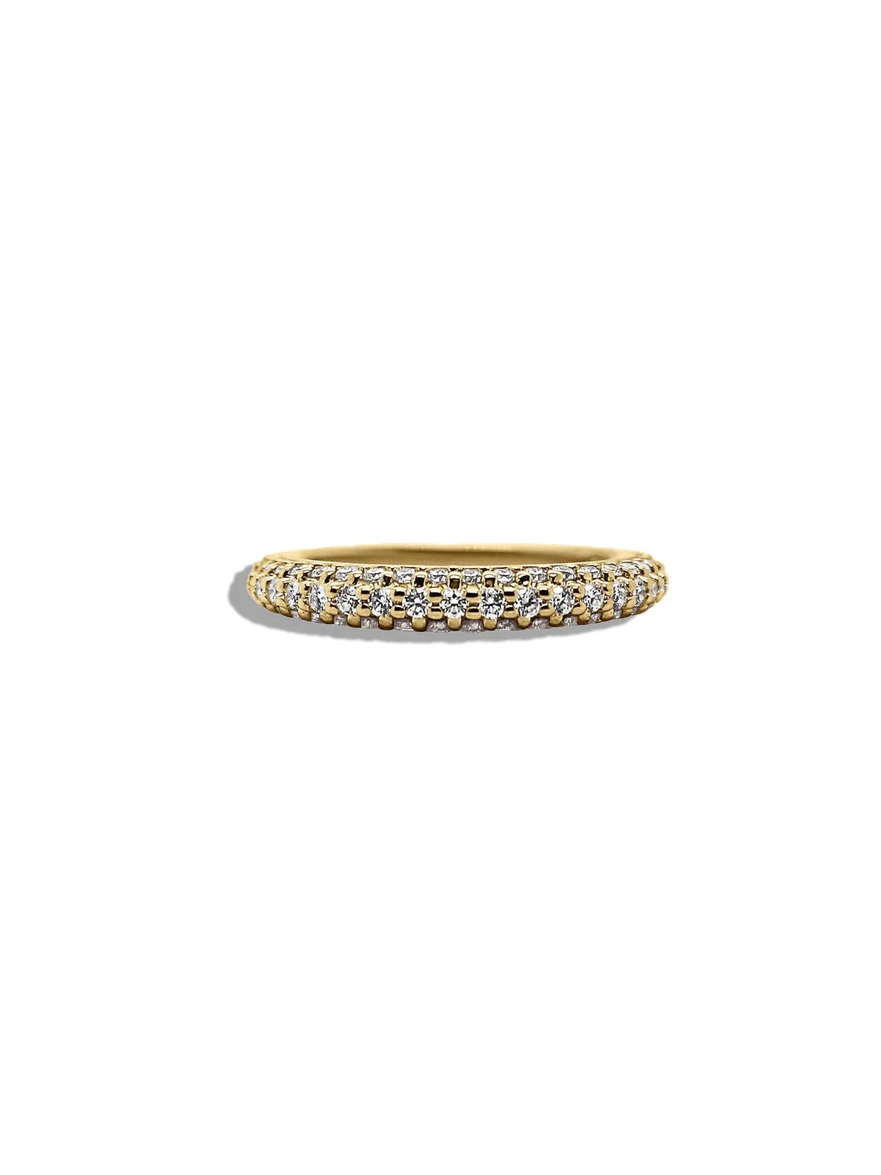Diamond Yellow Gold Super Skinny Nomad Ring sold by YLANG23